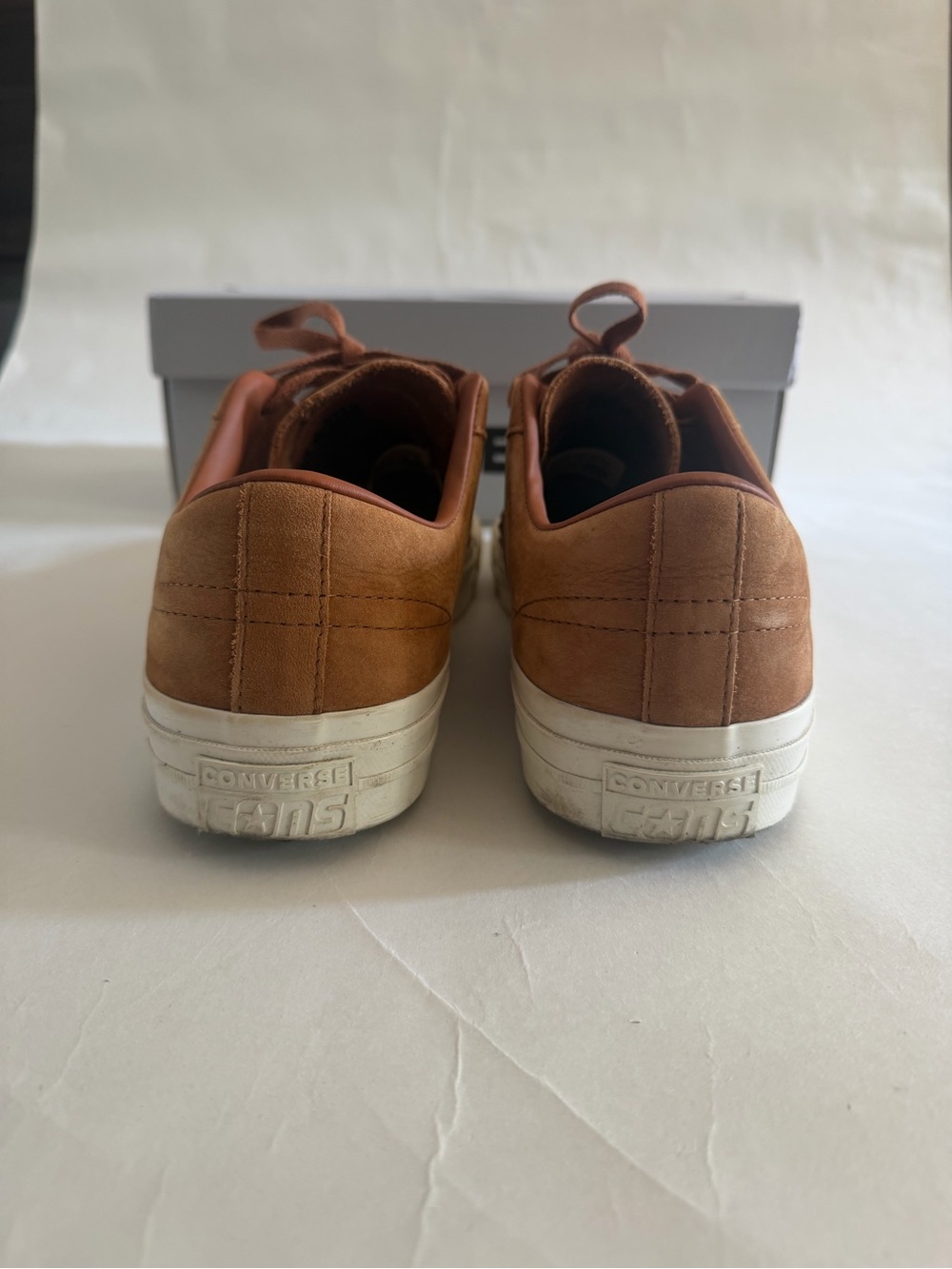 Converse One Star Low Top Sneakers - Brown Suede - Picture 6 of 7